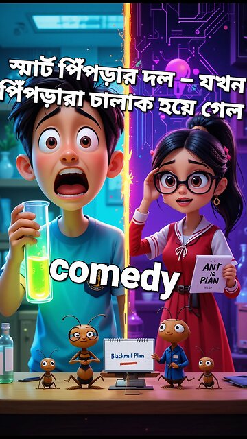 Smart Ant Squad – The Ants That Took Over! 🐜🤣 | Funny Animated Story