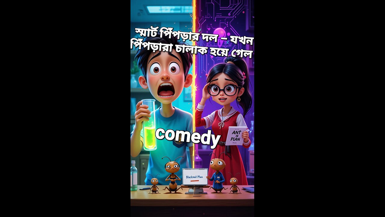 Smart Ant Squad – The Ants That Took Over! 🐜🤣 | Funny Animated Story