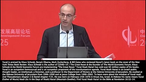 Yuval Noah Harari | "AI Isn't A Tool. AI Is An Agent.AI May Soon Invent New Military and Financial Strategies, New Kinds of Weapons and Currencies & Even Entirely New Ideologies and Religions." - March 24th 2025