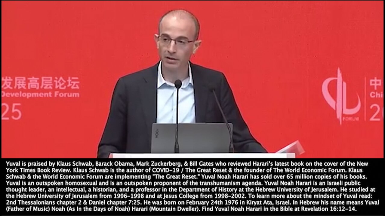 Yuval Noah Harari | "AI Isn't A Tool. AI Is An Agent.AI May Soon Invent New Military and Financial Strategies, New Kinds of Weapons and Currencies & Even Entirely New Ideologies and Religions." - March 24th 2025