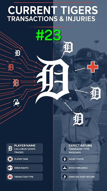 Current Tigers transactions and injuries