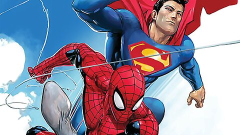 A Selection of Covers for the 2026 Superman and Spider-Man Comic Books