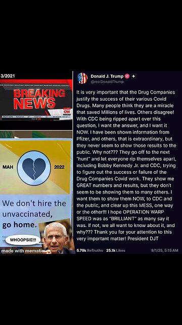 Pfizer lied and people DIED!!! Why did doctors and nurses went along with their fake narrative?