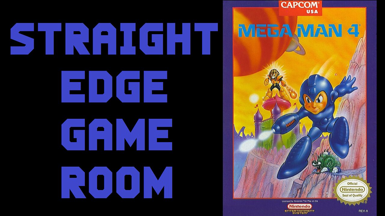 Straight Edge Game Room - Mega Man 4 (NES)