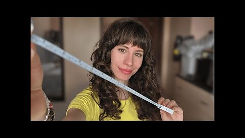 ASMR Measuring Your Face and Body I Tailor RP, Personal Attention