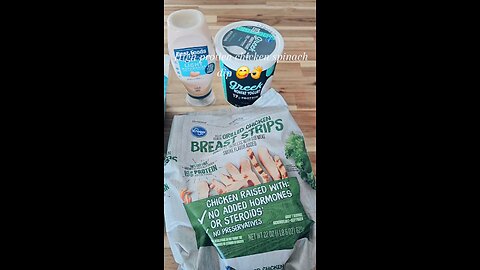 High protein chicken spinach dip