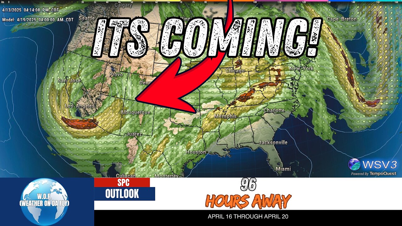 ⚠️ Active Severe Weather Pattern Ahead! April 13