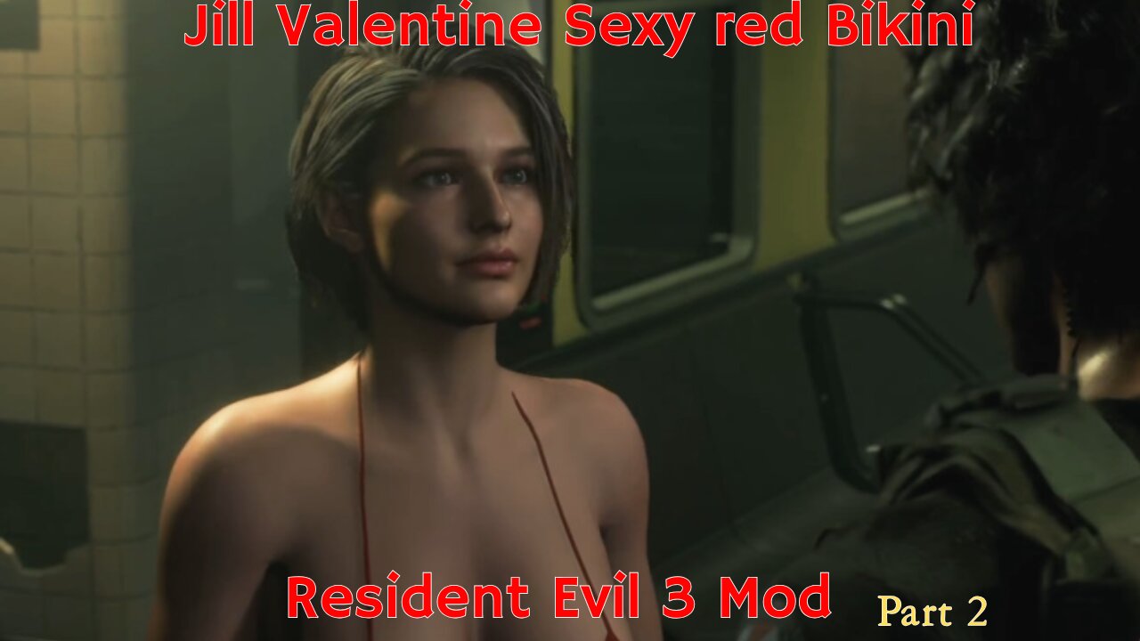Jill Valentine Red Bikini - Resident Evil 3 Mod - Part 2