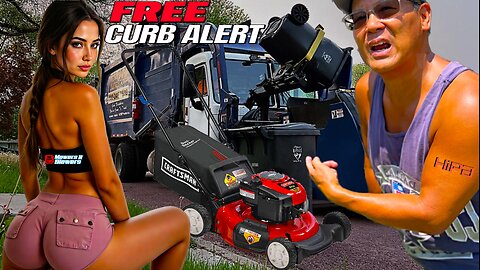 How to fix a seized engine! Free curb alert Craftsman Push Lawnmower