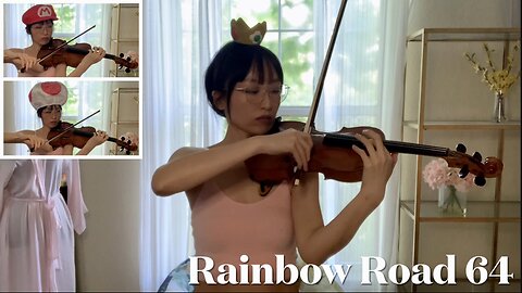 Rainbow Road MK8 MK64 Mashup Violin Cover