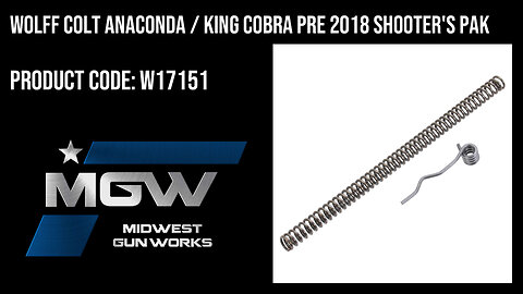 Wolff Colt Anaconda / King Cobra Pre 2018 Shooter's PAK - W17151
