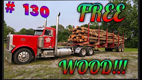 Another Load Of Oak And Hickory For Our Woodyard!