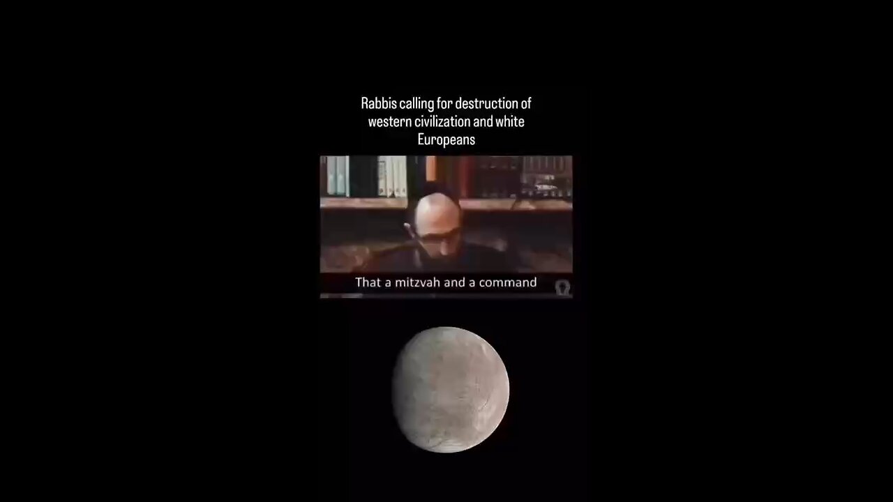 Rabbis calling for destruction of western civilization and white Europeans