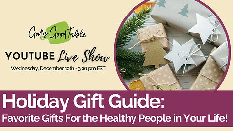 Holiday Gift Guide: Our Favorite Gifts For the Healthy People In Your Life!