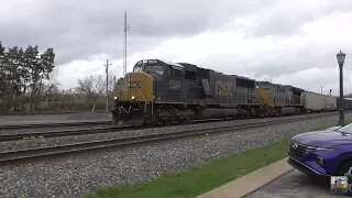 Norfolk Southern and CSX Trains from Berea, Ohio April 19, 2025 Part 6