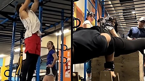 🔥Scaring People in The Gym With Calisthenics #58