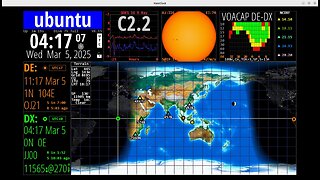 Spaceweather Propagation Atomic Clock