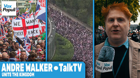 Andre Walker: "These are TRUE Patriots" | Tommy Robinsons' 'Unite the Kingdom' rally in London
