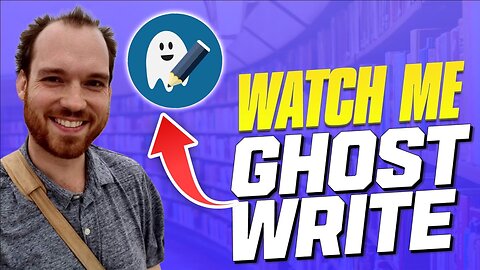 Watch Celebrity Ghostwriter and Persuasive Writing Coach Joshua Lisec Ghostwrite