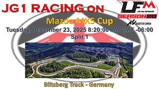 JG1 RACING on LFM - Mazda MX5 Cup - Blitzberg Track - Germany - Split 1