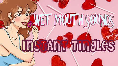 ASMR Giant CRUNCH Lollipop Sounds 🍬 Sucking, Licking & Gentle Tongue Flutters (No Talking)