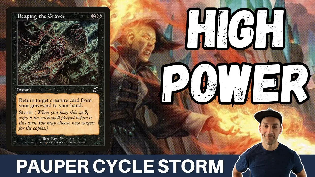 EXTREMELY STRONG STORMING! Pauper Cycle Storm has a huge power ceiling with deck mastery!