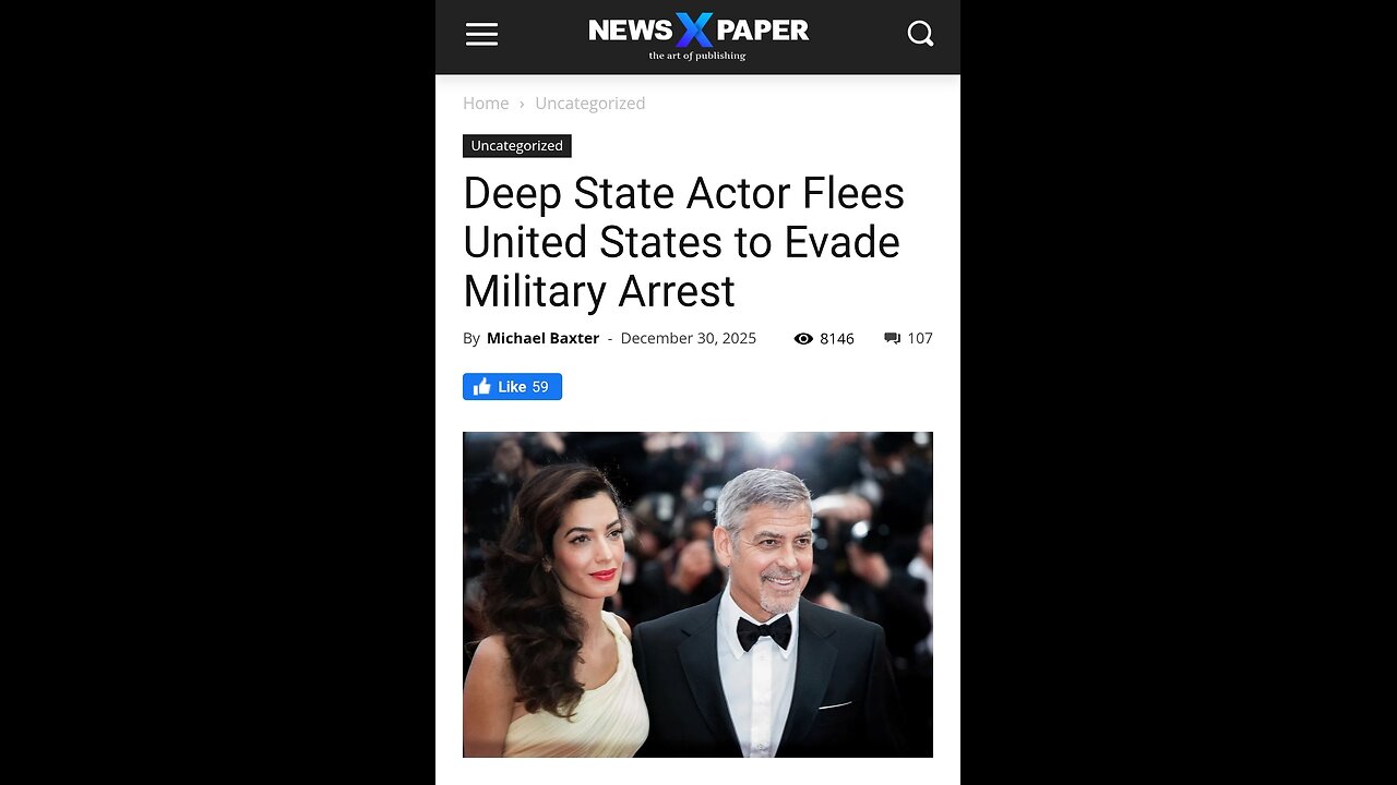 Deep State Actor Flees United States to Evade Military Arrest.