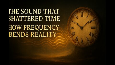The Sound That Shattered Time: How Frequency Bends Reality
