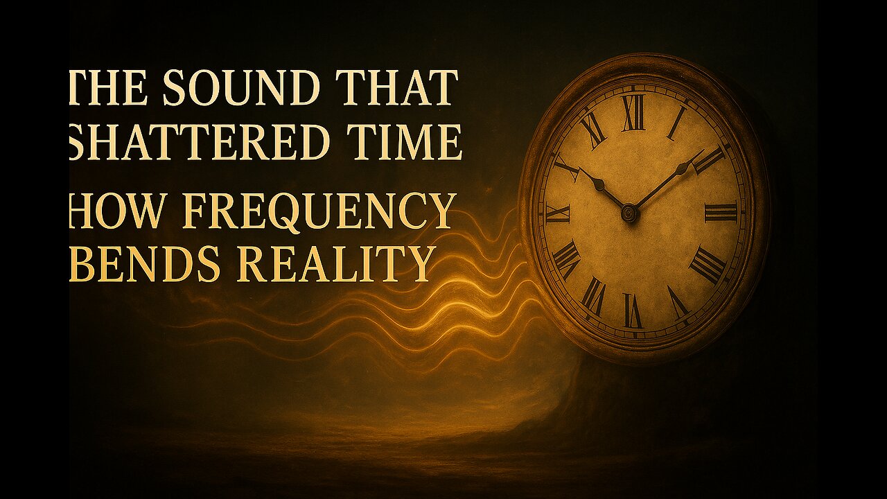 The Sound That Shattered Time: How Frequency Bends Reality