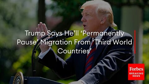 SHOCK POSTS: Trump Announces Permanent End To 'Third World' Immigration, Demands 'REVERSE MIGRATION'