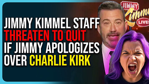 Jimmy Kimmel Staff Threaten To Quit If Jimmy Apologizes Over Charlie Kirk