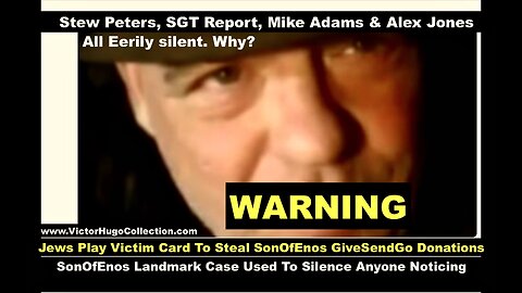 WARNING SonOfEnos Landmark Case Stops Noticing Stew Peters SGT Report Silent Eric Bochene VictorHugo