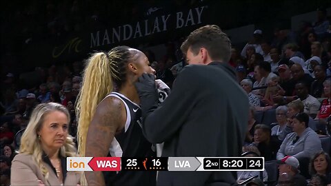 🤕 Tiffany Hayes gets lip busted by Stef Dolson | Las Vegas Aces WNBA women's basketball