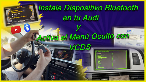 Instala Dispositivo AUX Bluetooth en tu Audi y Activa el Menú Oculto con VCDS #audia6c6 #vcds #mmi3g