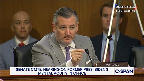 Ted Cruz Blasts Democrats: ‘They Knew Biden Wasn't Mentally Fit, Lied to Americans for Four Years’