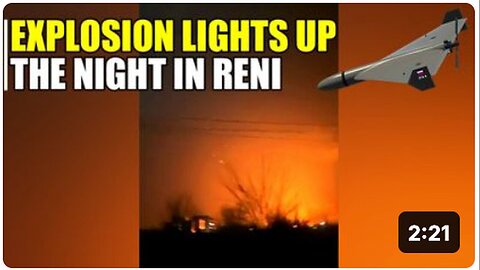 "Major Attack: Swarm of Russian Drones Target Reni Port!"