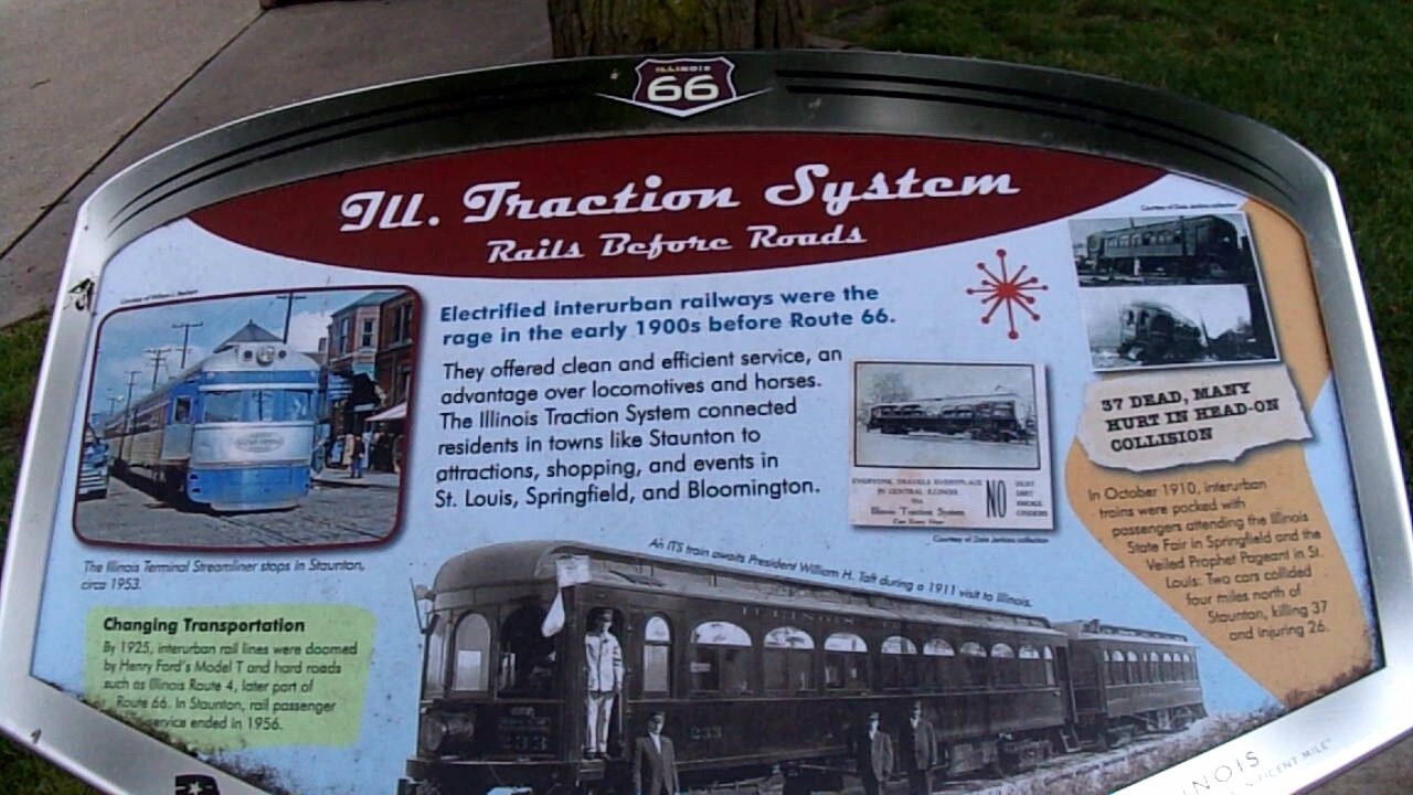 Illinois Traction System Rails Before Roads