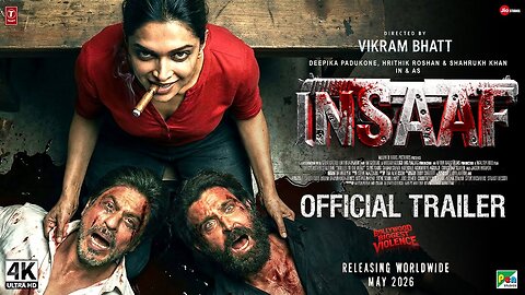 INSAAF – Official Trailer Review | Shahrukh Khan, Deepika Padukone & Hrithik Roshan | **