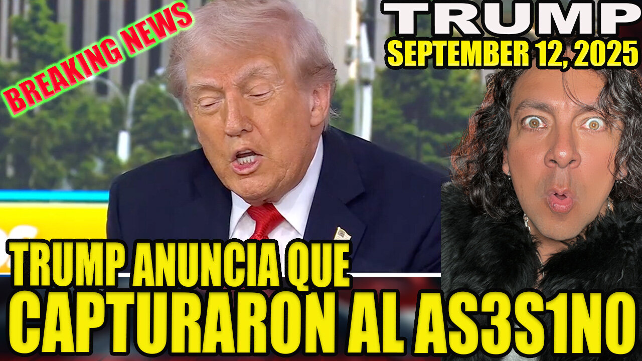TRUMP ANUNCIA QUE CAPTURARON AL AS3S1N0