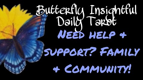 Butterfly Insightful Daily Tarot - Love is all you need! Support your local community!