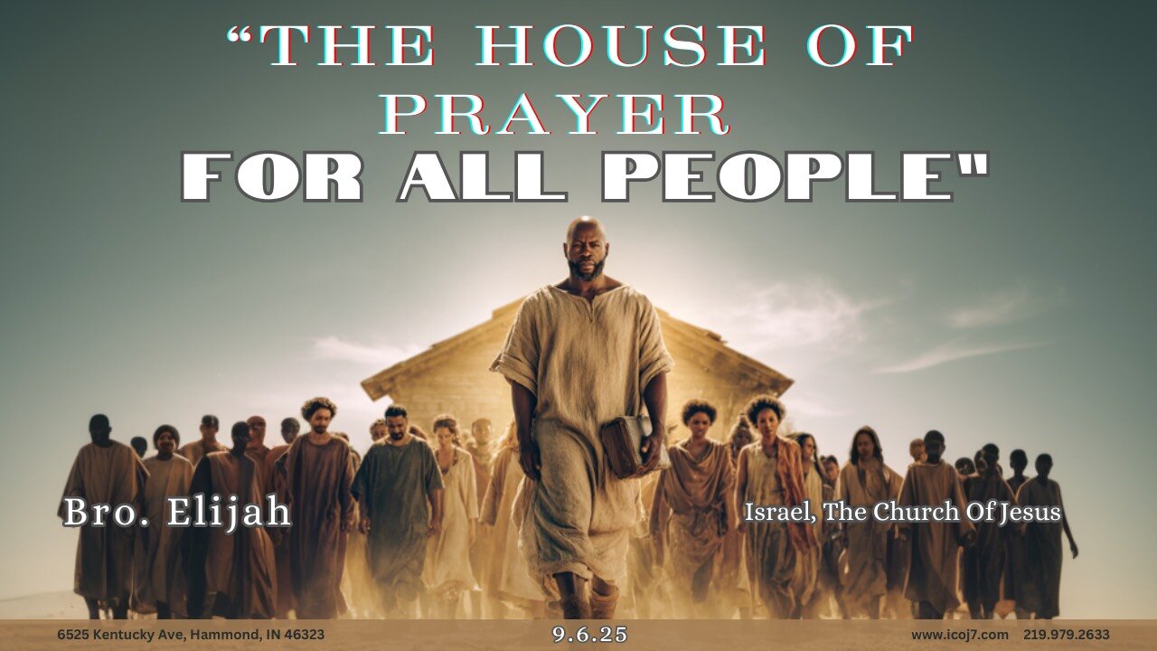 "THE HOUSE OF PRAYER FOR ALL PEOPLE"