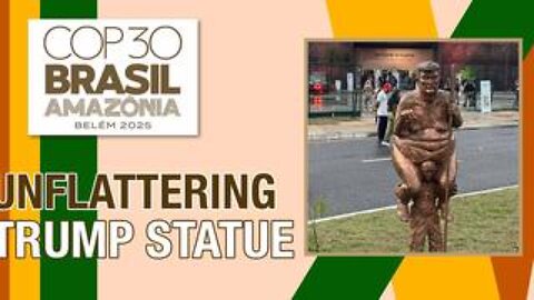 An Unflattering Trump Statue: Interview with artist Lasse Galschiot, along with a fire photobomb!