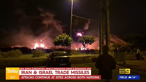 Israel And Iran Trading Missiles Each Other in Fresh Wave Of Strikes