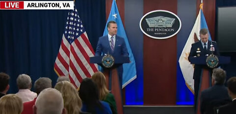 🇺🇸WATCH FULL: Defense Secretary Pete Hegseth Holds Press Conference at Pentagon - 6/26/25