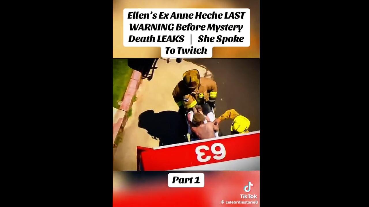 PT1 Ellen's Ex Anne Heche LAST WARNING before Mystery Death Leaks