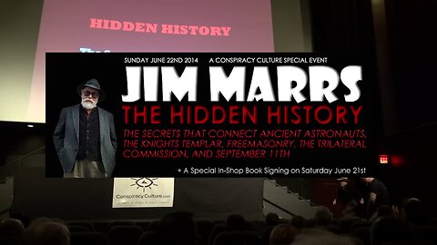 'The Hidden History' Jim Marrs in Toronto (22-06-2014)