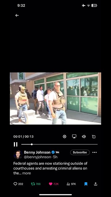 Federal agents arresting illegal aliens outside court rooms