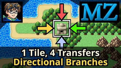 How to Create Conditional Transfers Using Player Direction! RPG Maker MZ - MZ 101 Lesson 4