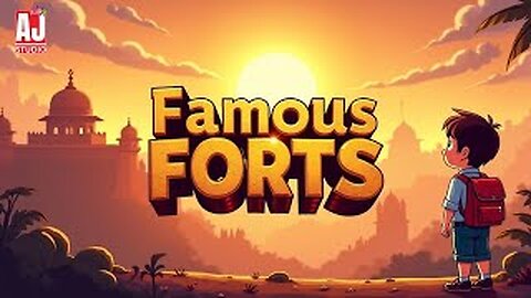 🏰 Famous Forts and Their Battles | Indian History for Kids😊