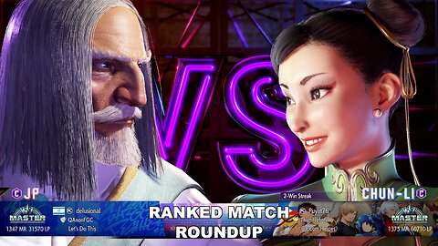 Kuya Kalbo SF6 Ranked Match Roundup. Chun Li Master Rank [Hori Fight Stick]